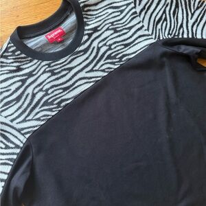 Supreme Zebra Polyester Long Sleeve